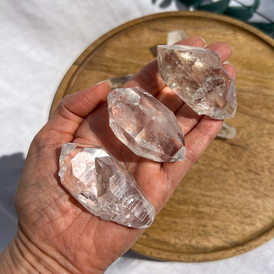 Brazilian Clear Quartz Double Terminated Points - XL