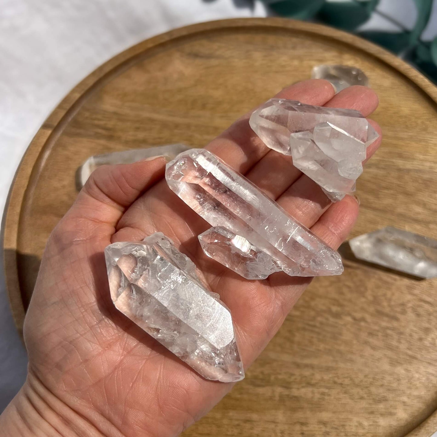 Brazilian Clear Quartz Double Terminated Points - Large