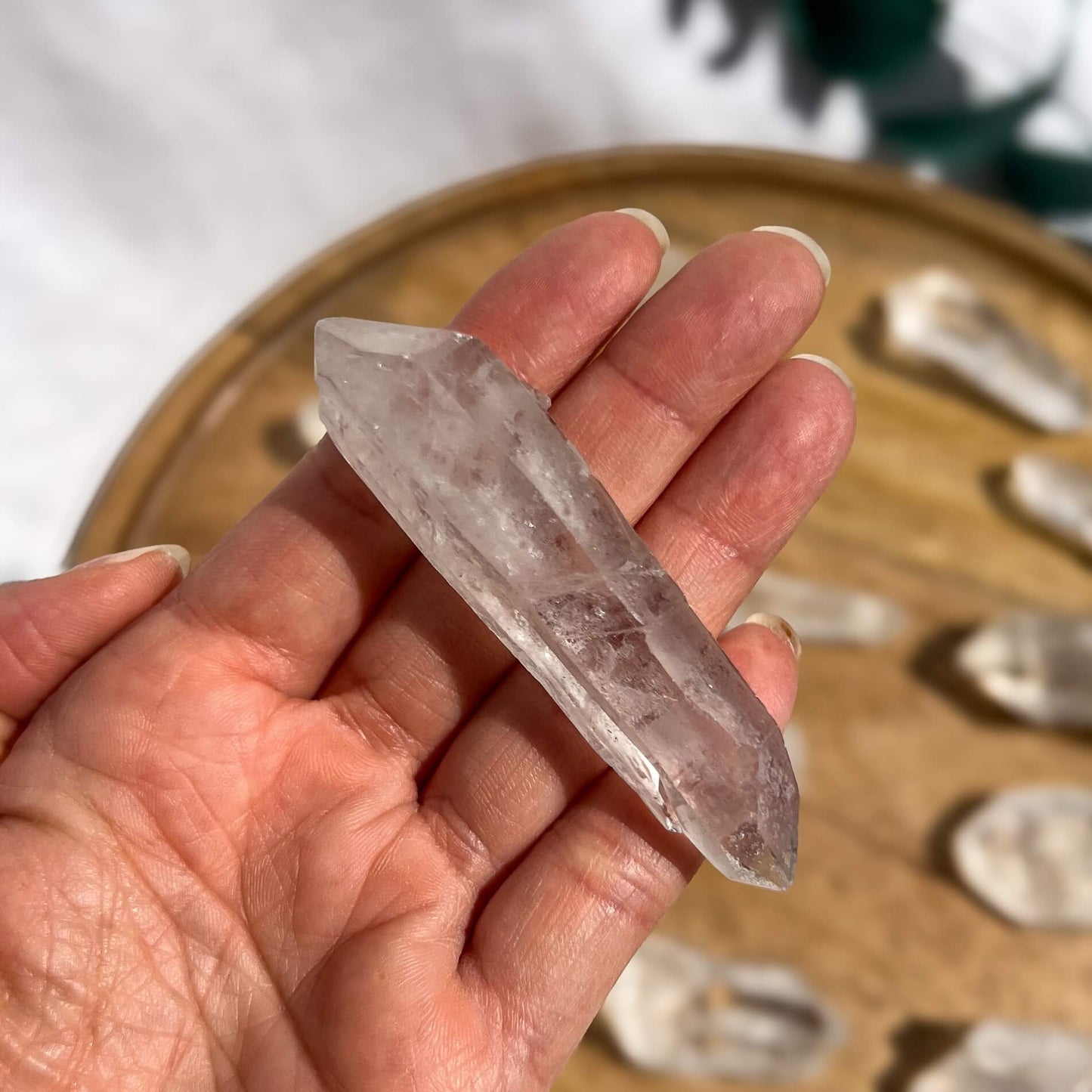 Brazilian Clear Quartz Double Terminated Points - Medium