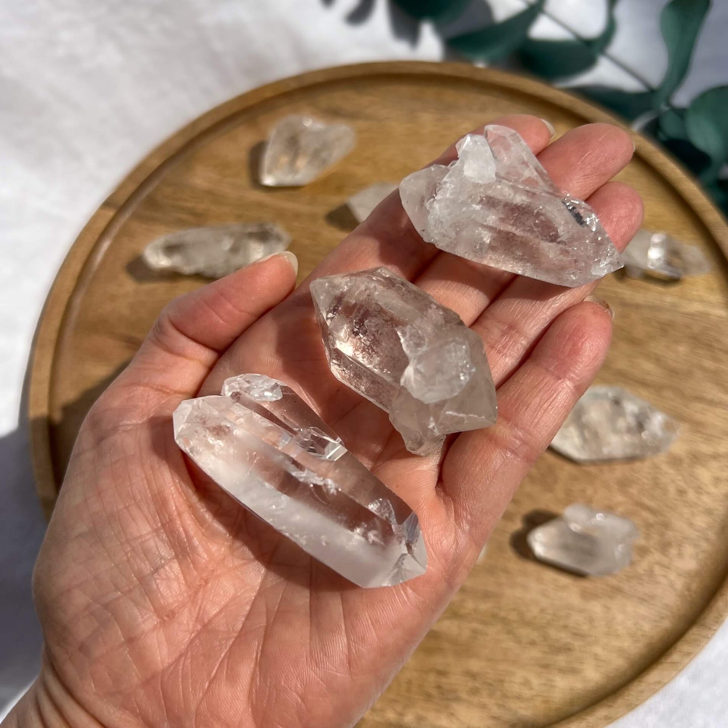 Brazilian Clear Quartz Double Terminated Points - Medium