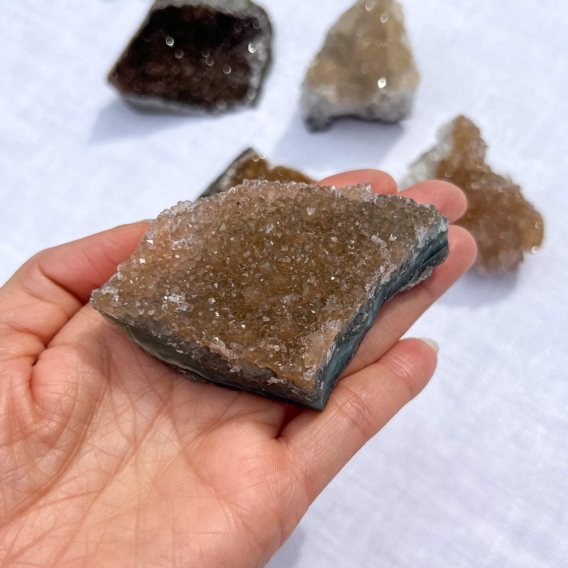 Rainbow Amethyst Crystal Cluster