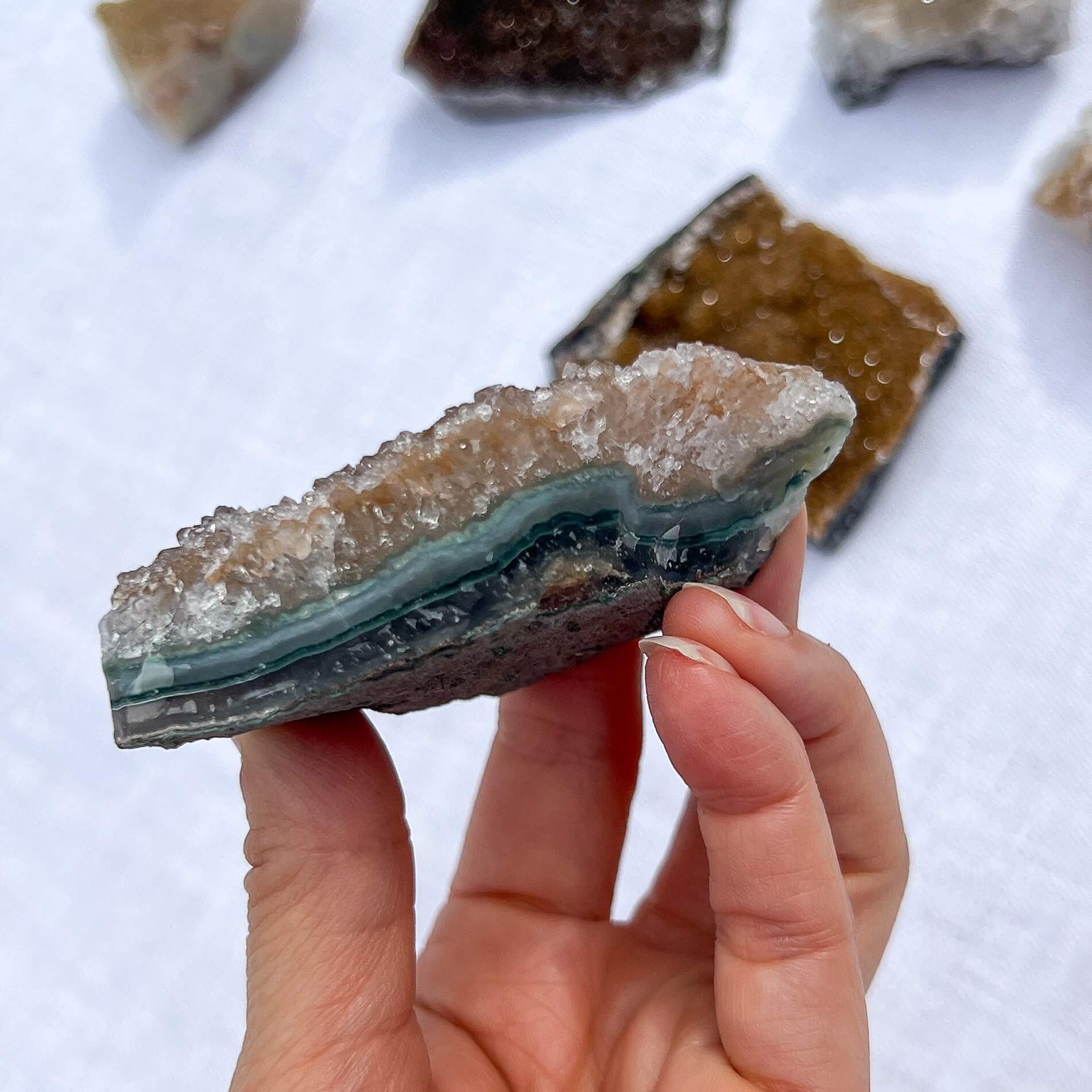 Rainbow Amethyst Crystal Cluster