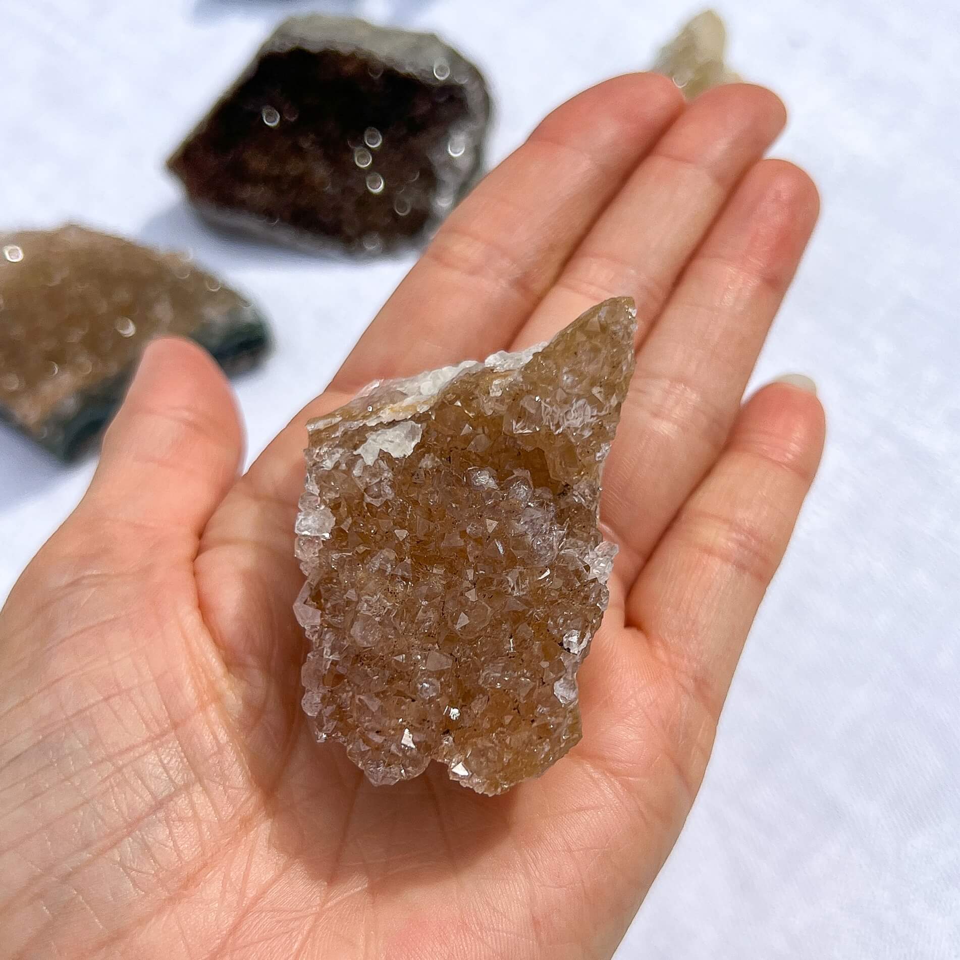 Rainbow Amethyst Crystal Cluster