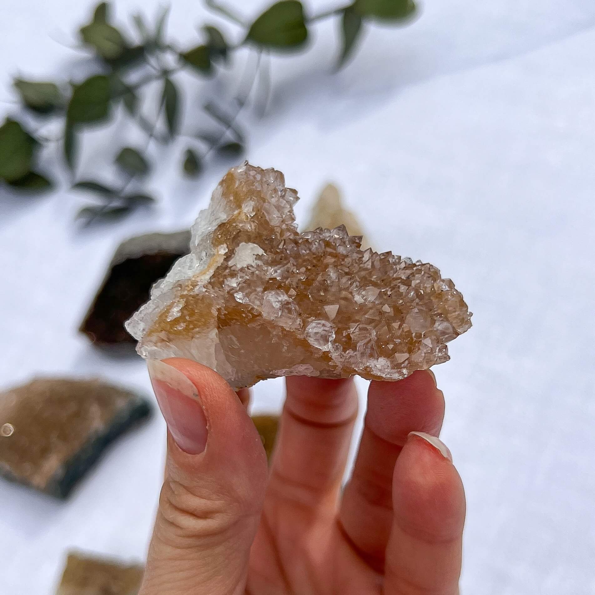 Rainbow Amethyst Crystal Cluster