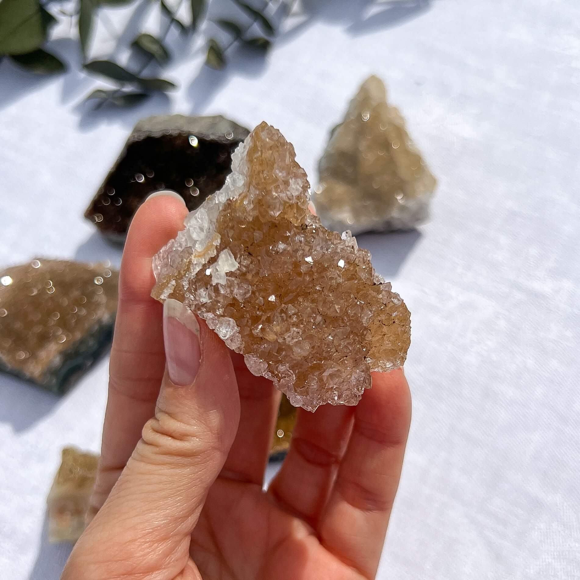 Rainbow Amethyst Crystal Cluster