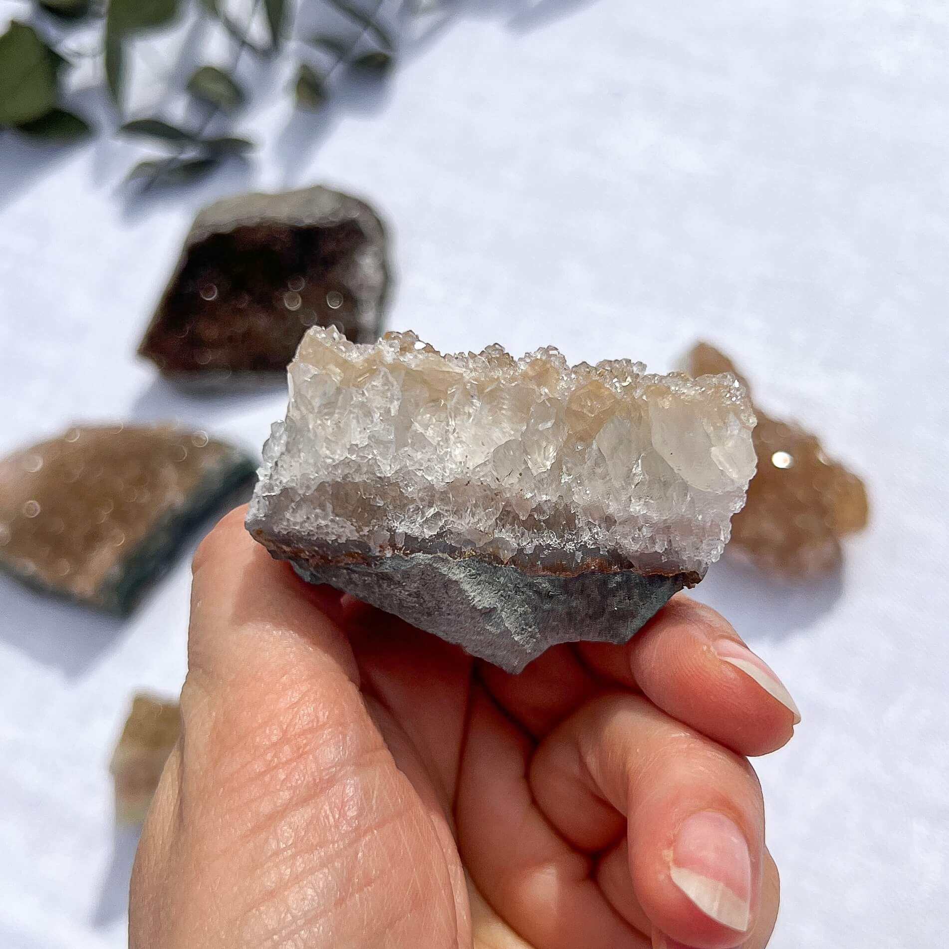 Rainbow Amethyst Crystal Cluster