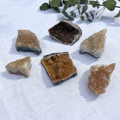 Rainbow Amethyst Crystal Cluster