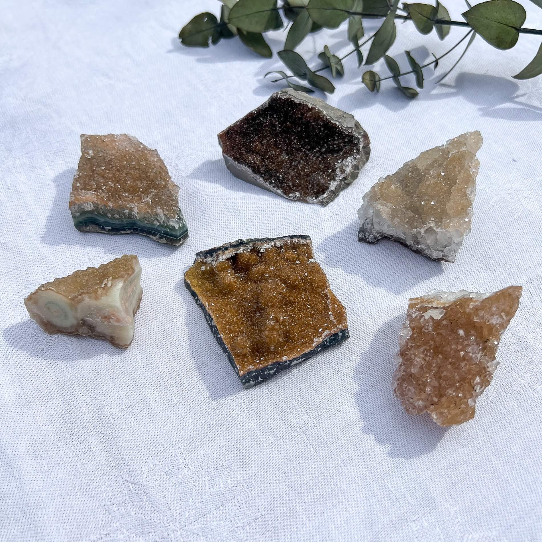 Rainbow Amethyst Crystal Cluster