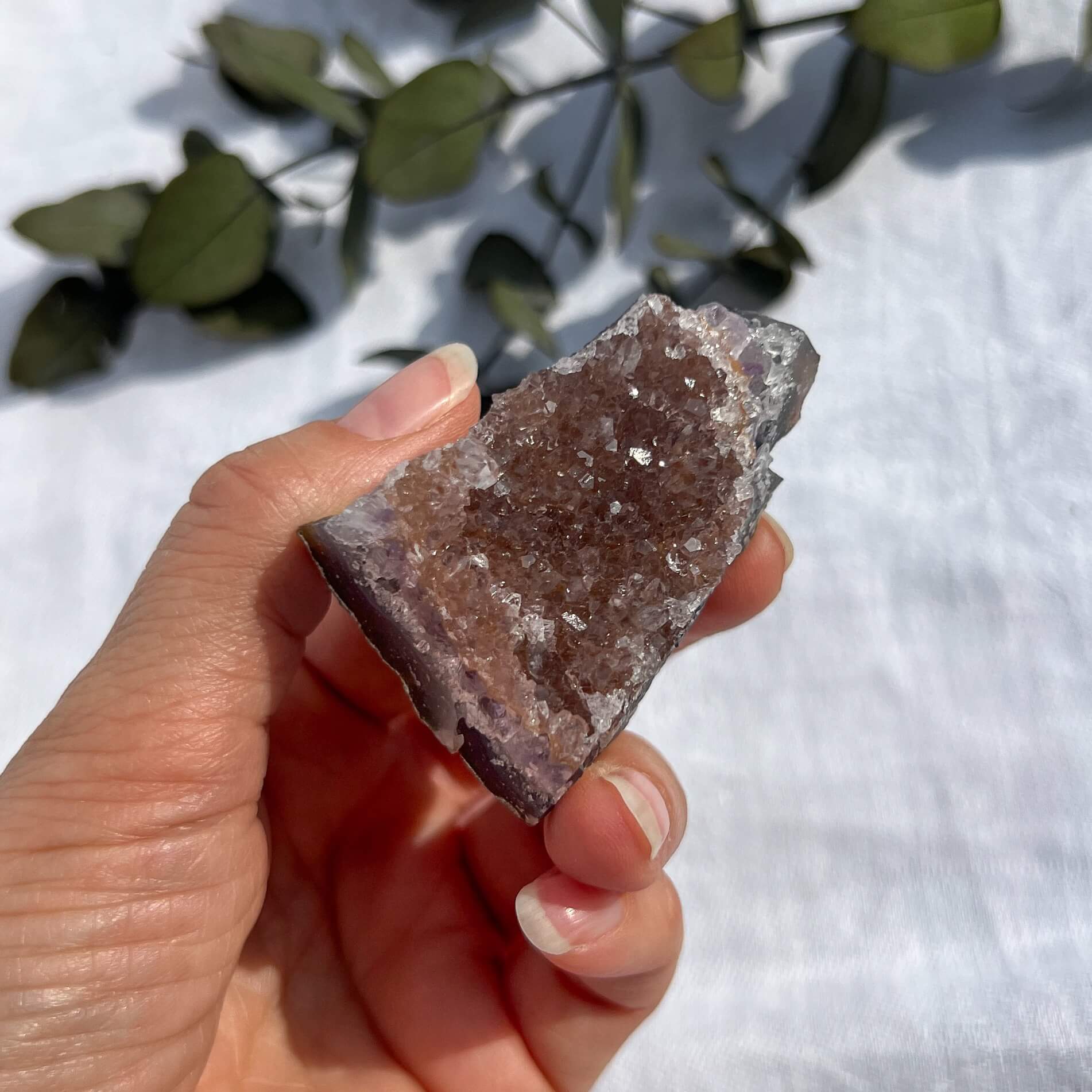 Rainbow Amethyst Crystal Cluster