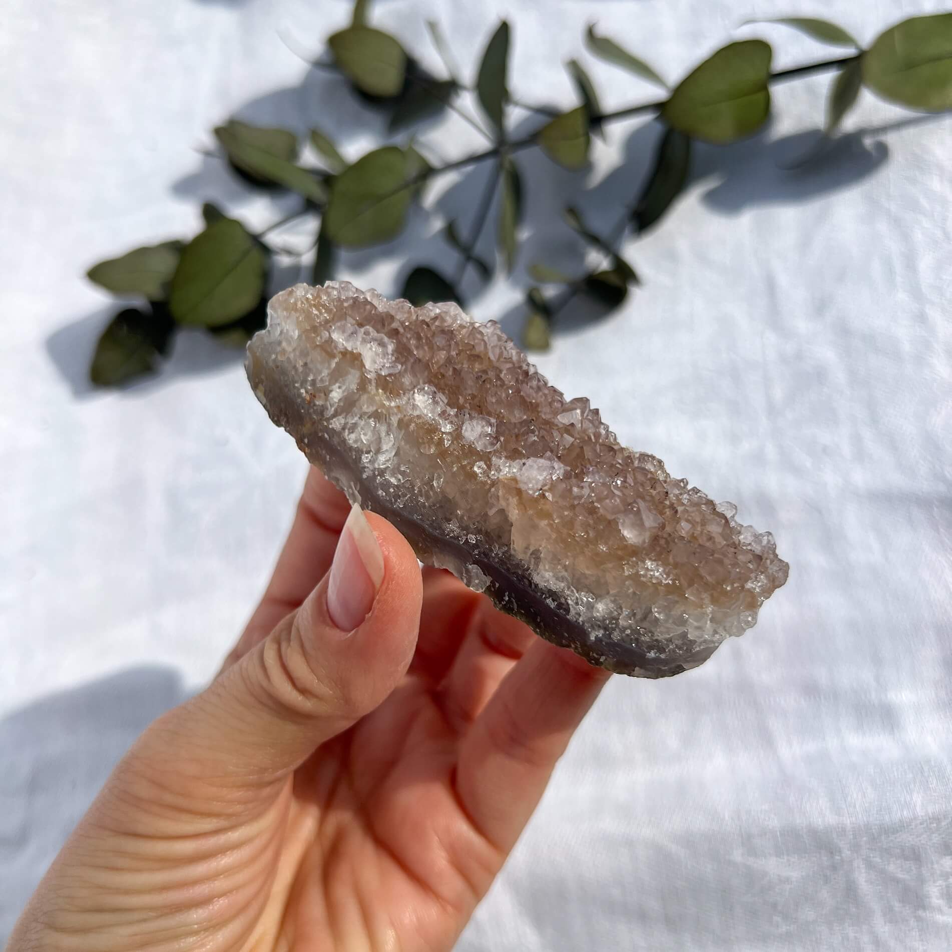 Rainbow Amethyst Crystal Cluster