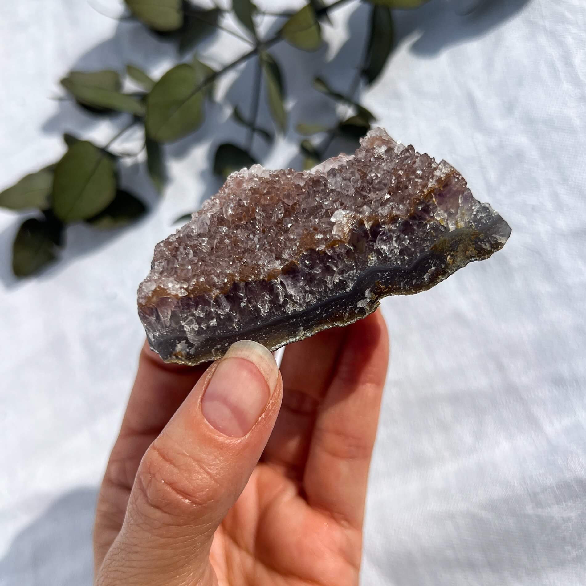 Rainbow Amethyst Crystal Cluster