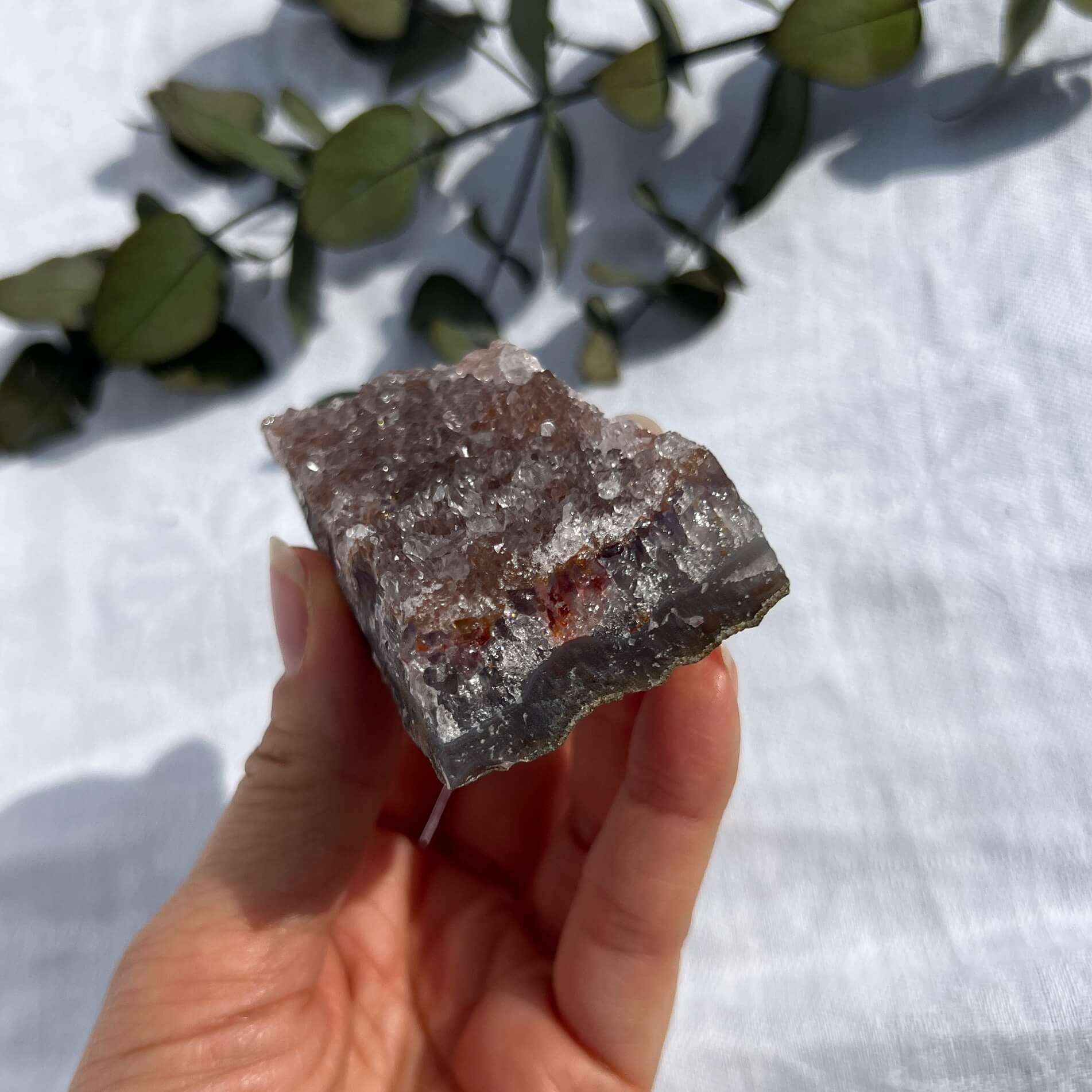 Rainbow Amethyst Crystal Cluster