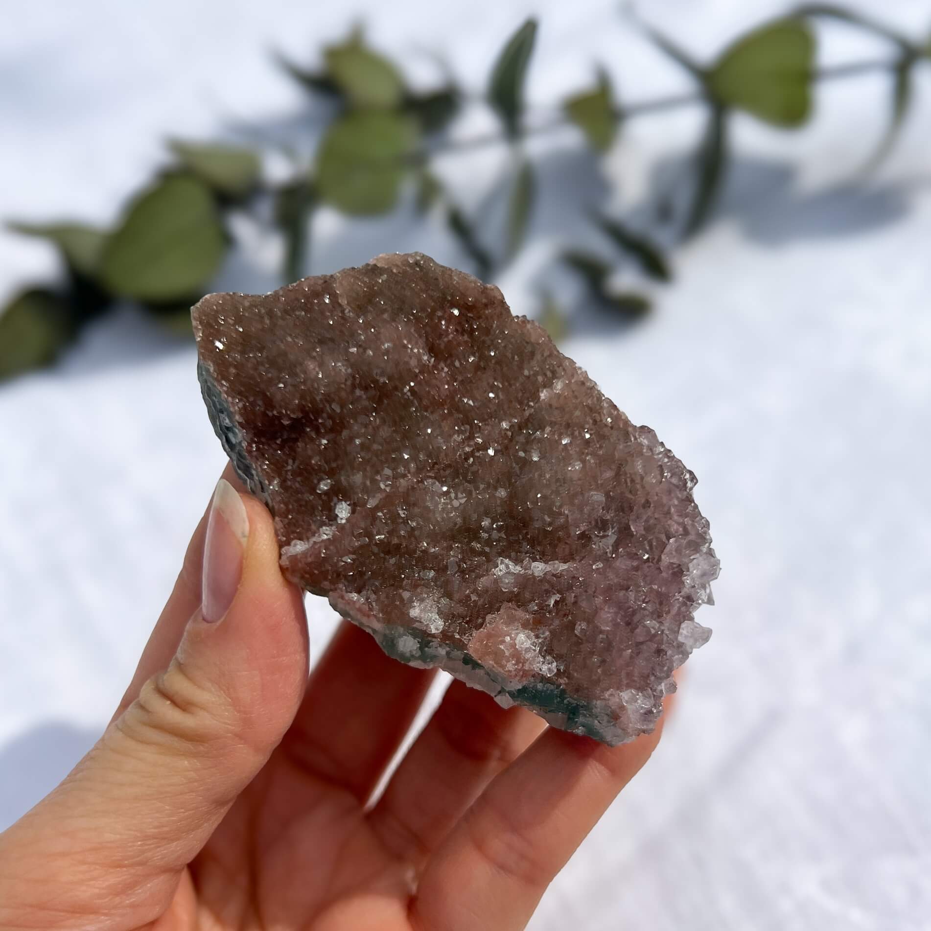 Rainbow Amethyst Crystal Cluster