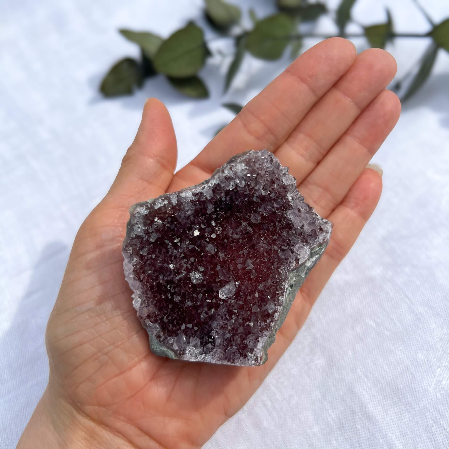 Rainbow Amethyst Crystal Cluster