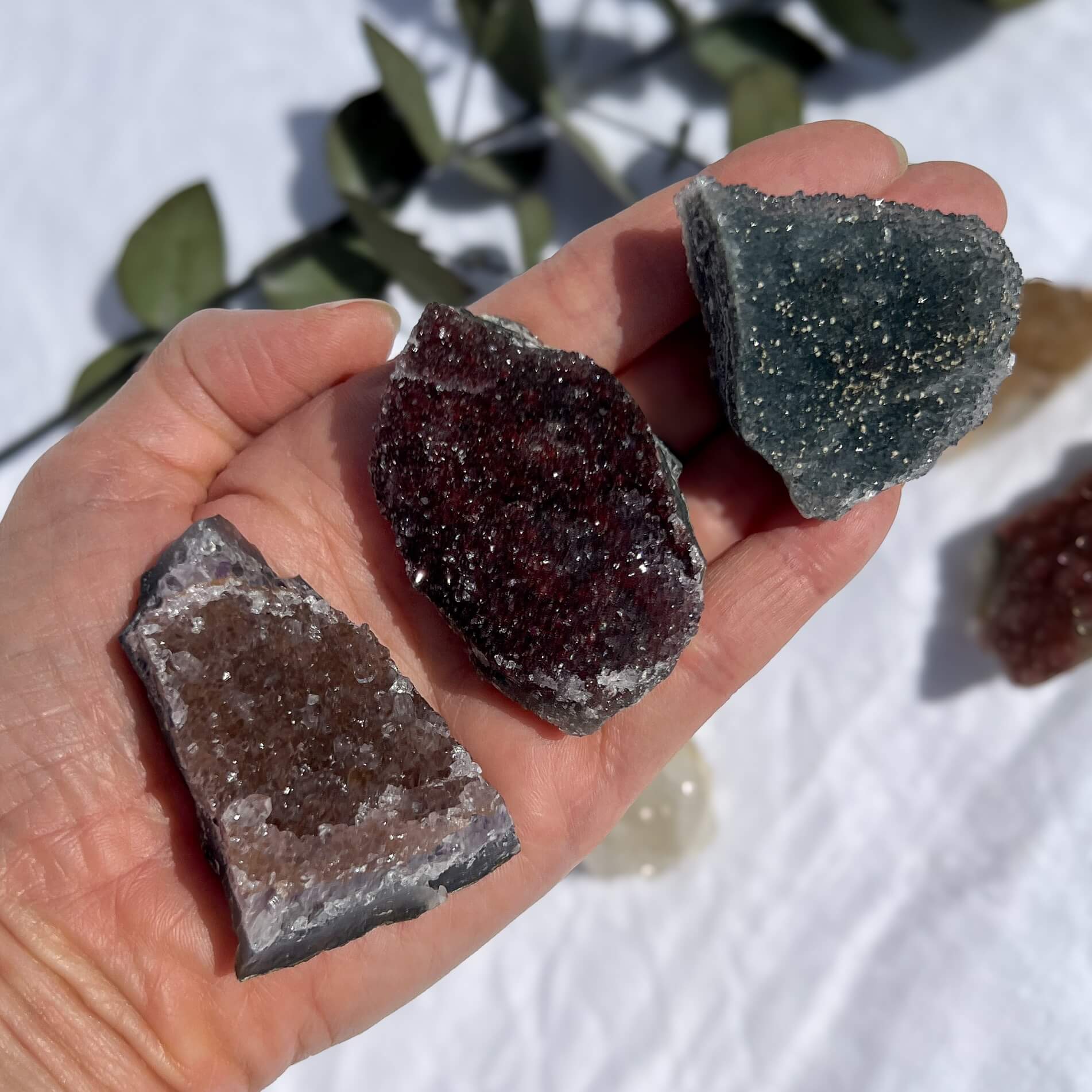 Rainbow Amethyst Crystal Cluster