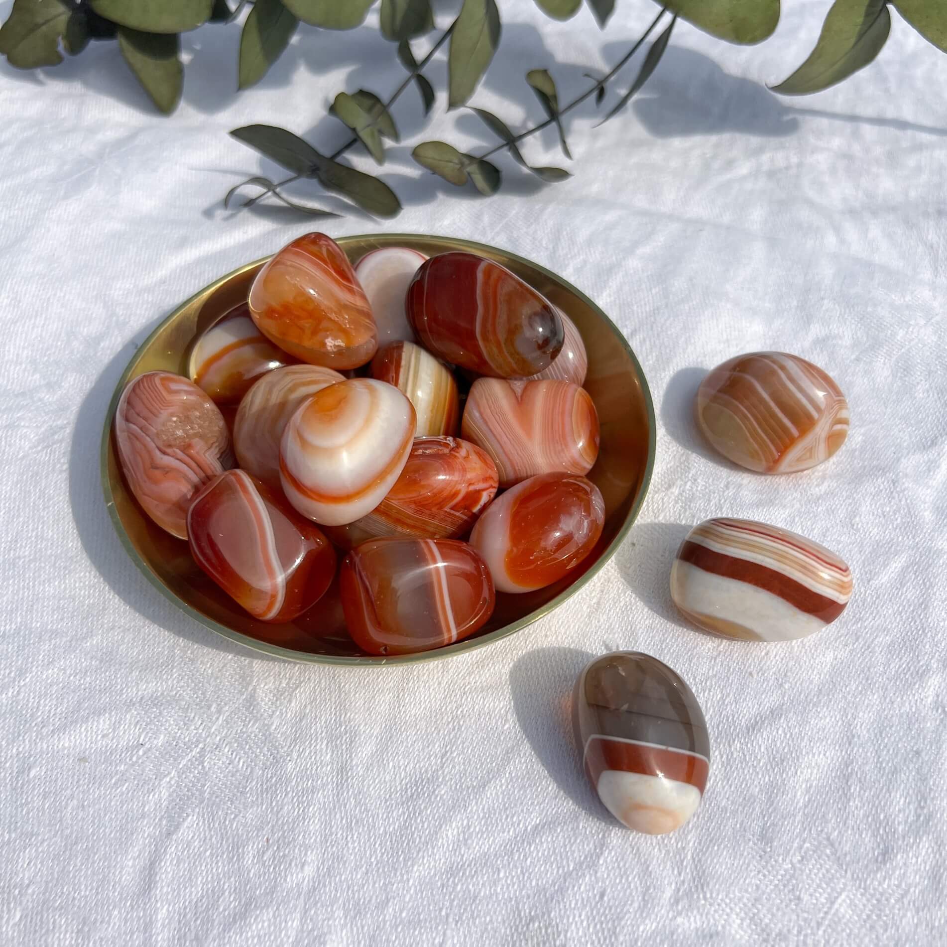 Red Sardonyx Crystal Tumblestones XL