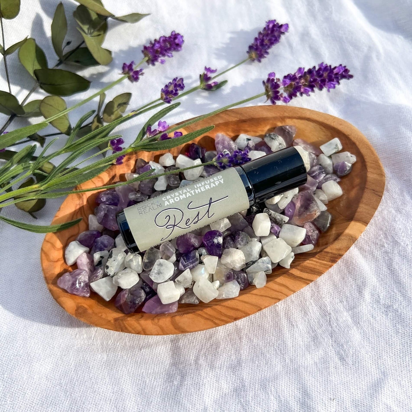 REST Crystal Aromatherapy Oil Roller