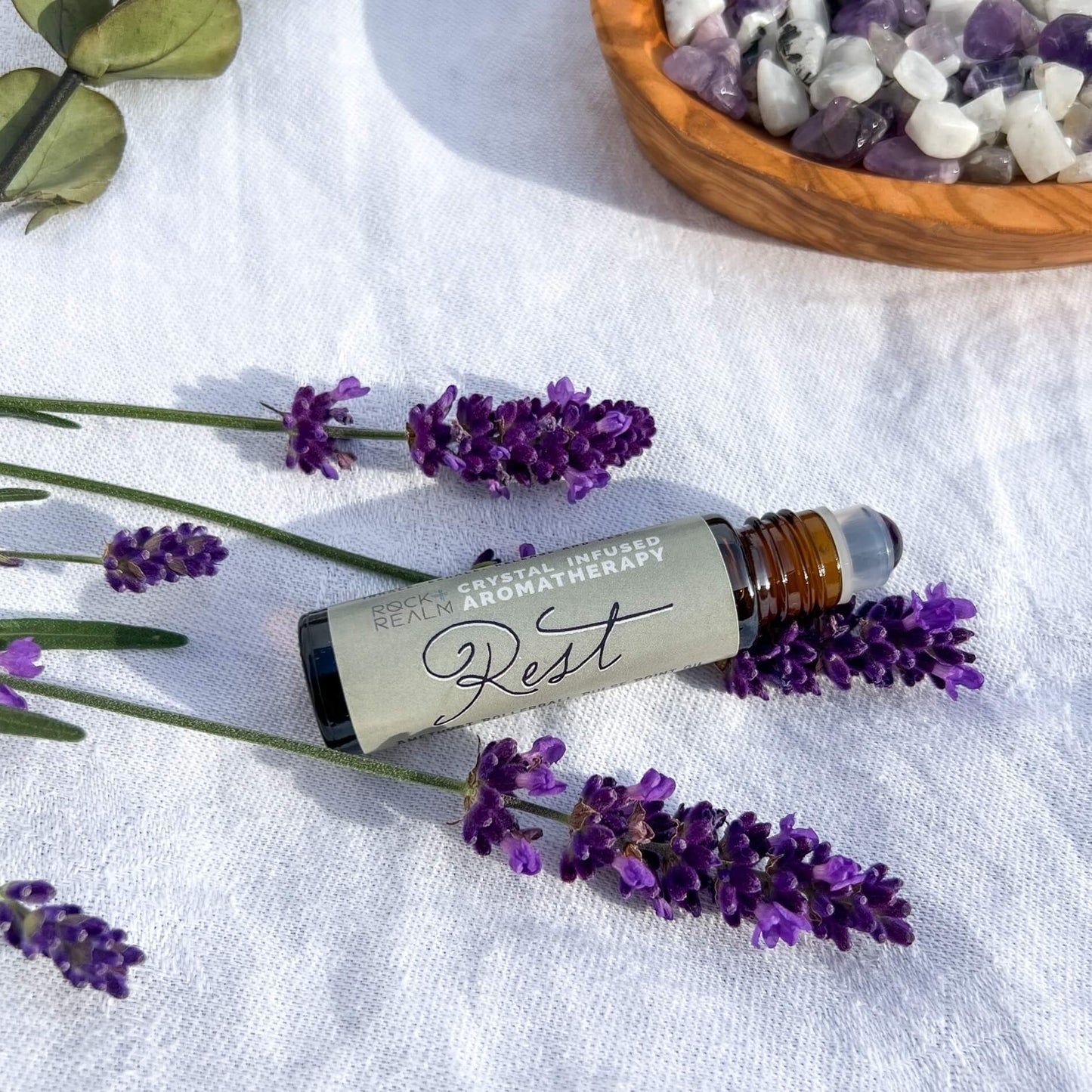 REST Crystal Aromatherapy Oil Roller