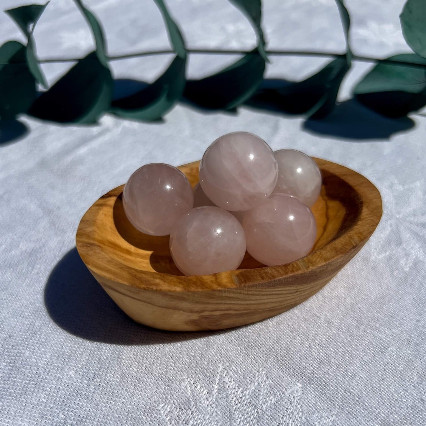 Rose Quartz Mini Crystal Spheres