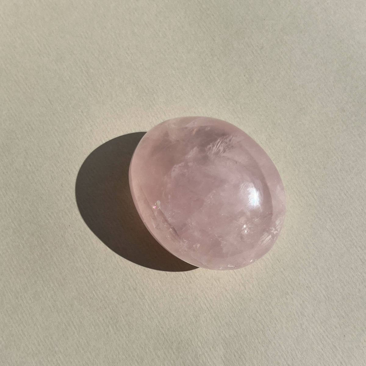 Rose Quartz Crystal palmstones (XL)