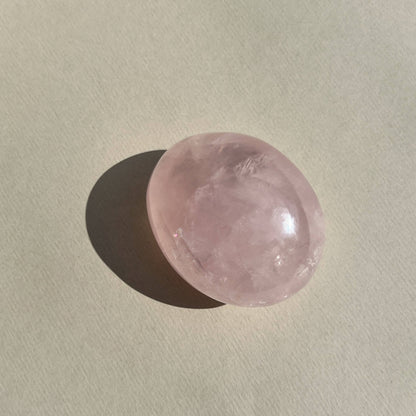 Rose Quartz Crystal palmstones (XL)