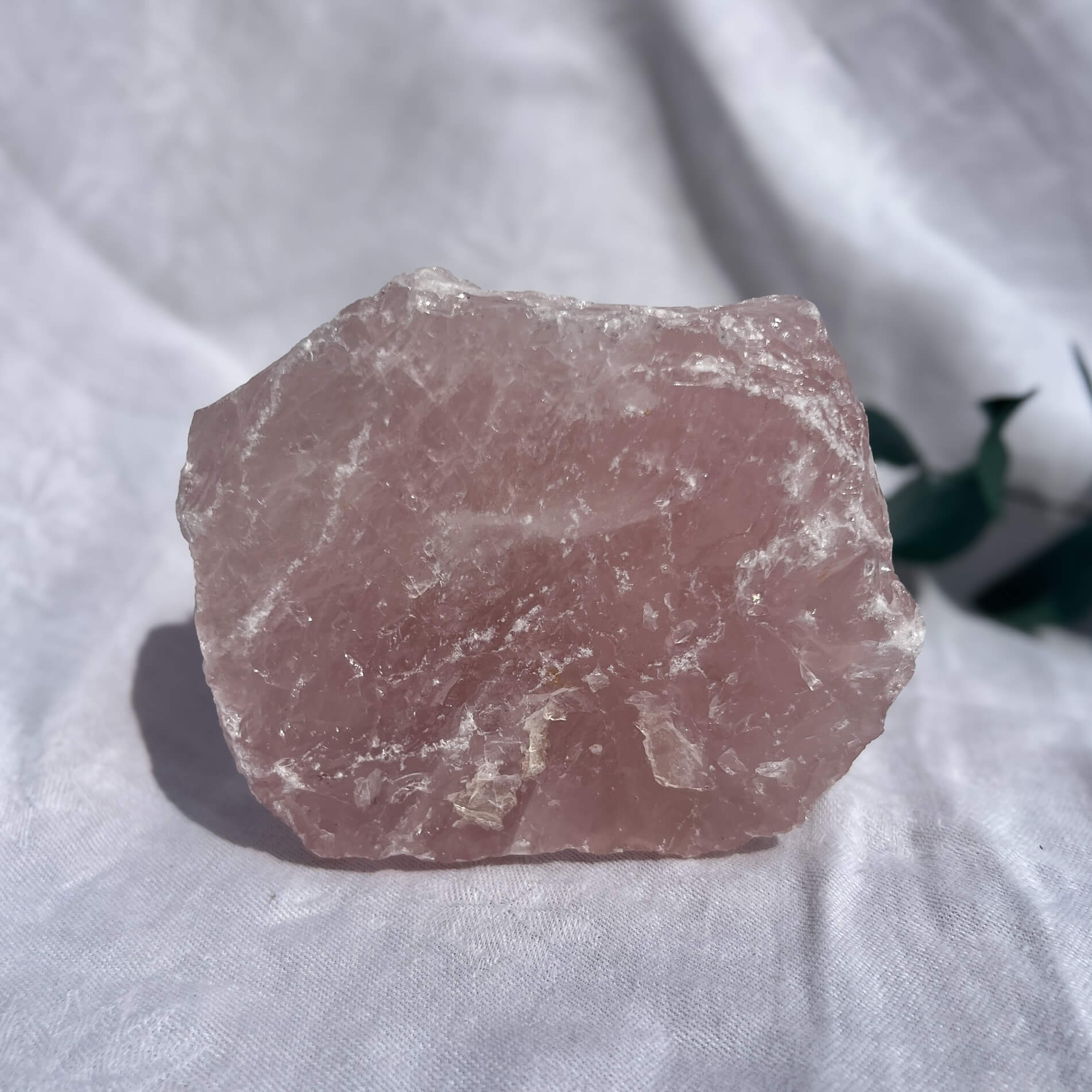 Rose Quartz Raw Display Crystal