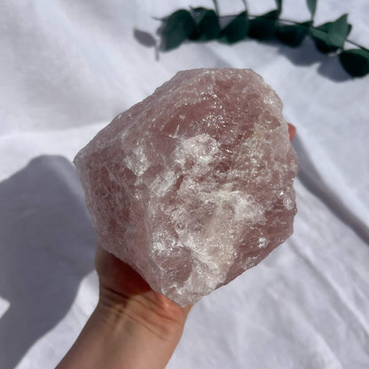 Rose Quartz Raw Display Crystal
