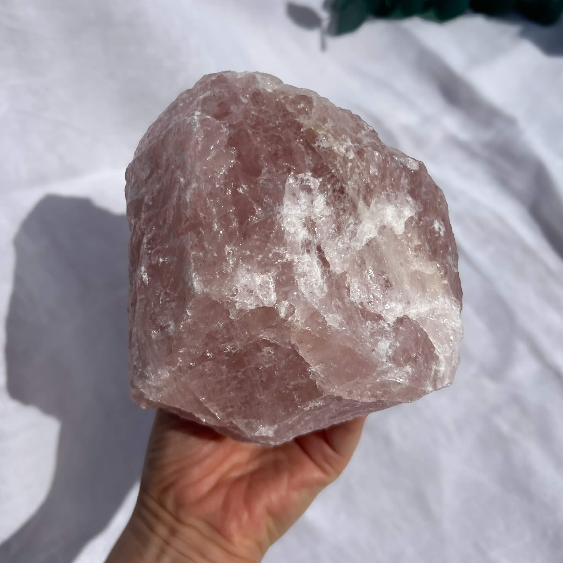 Rose Quartz Raw Display Crystal