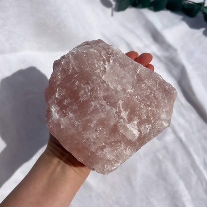 Rose Quartz Raw Display Crystal