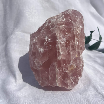 Rose Quartz Raw Display Crystal