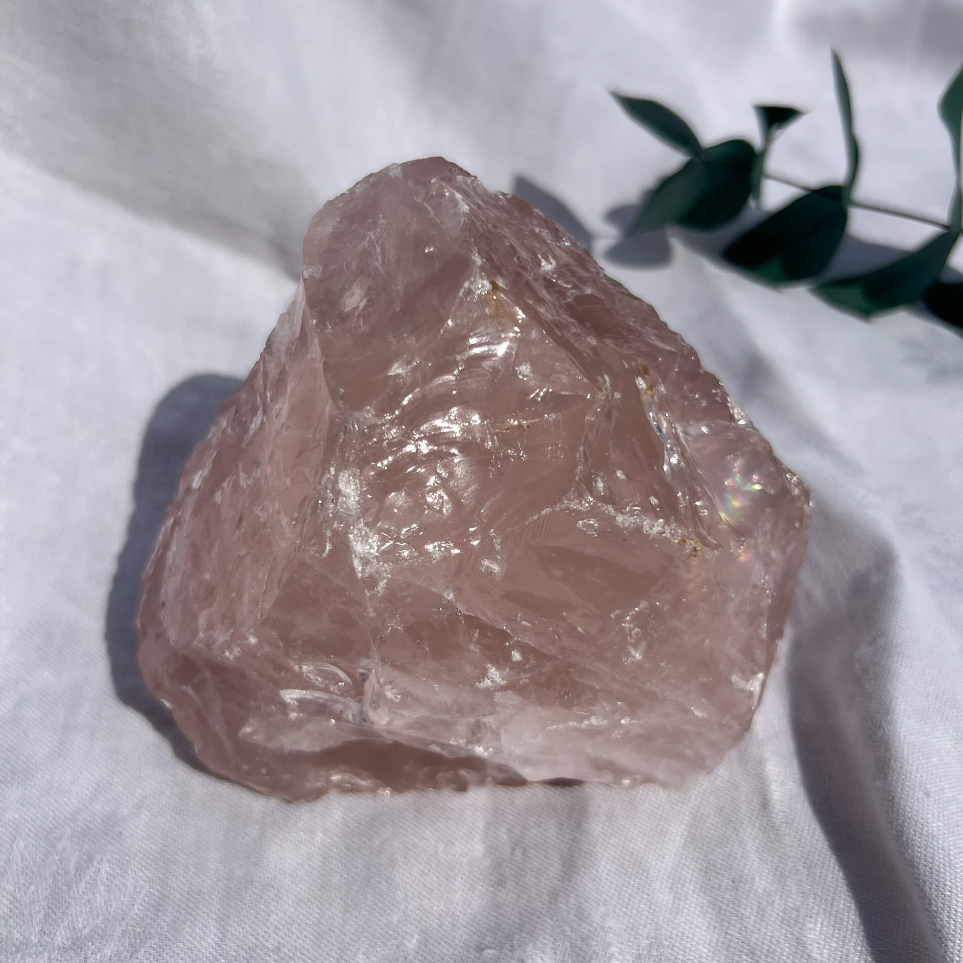 Rose Quartz Raw Display Crystal