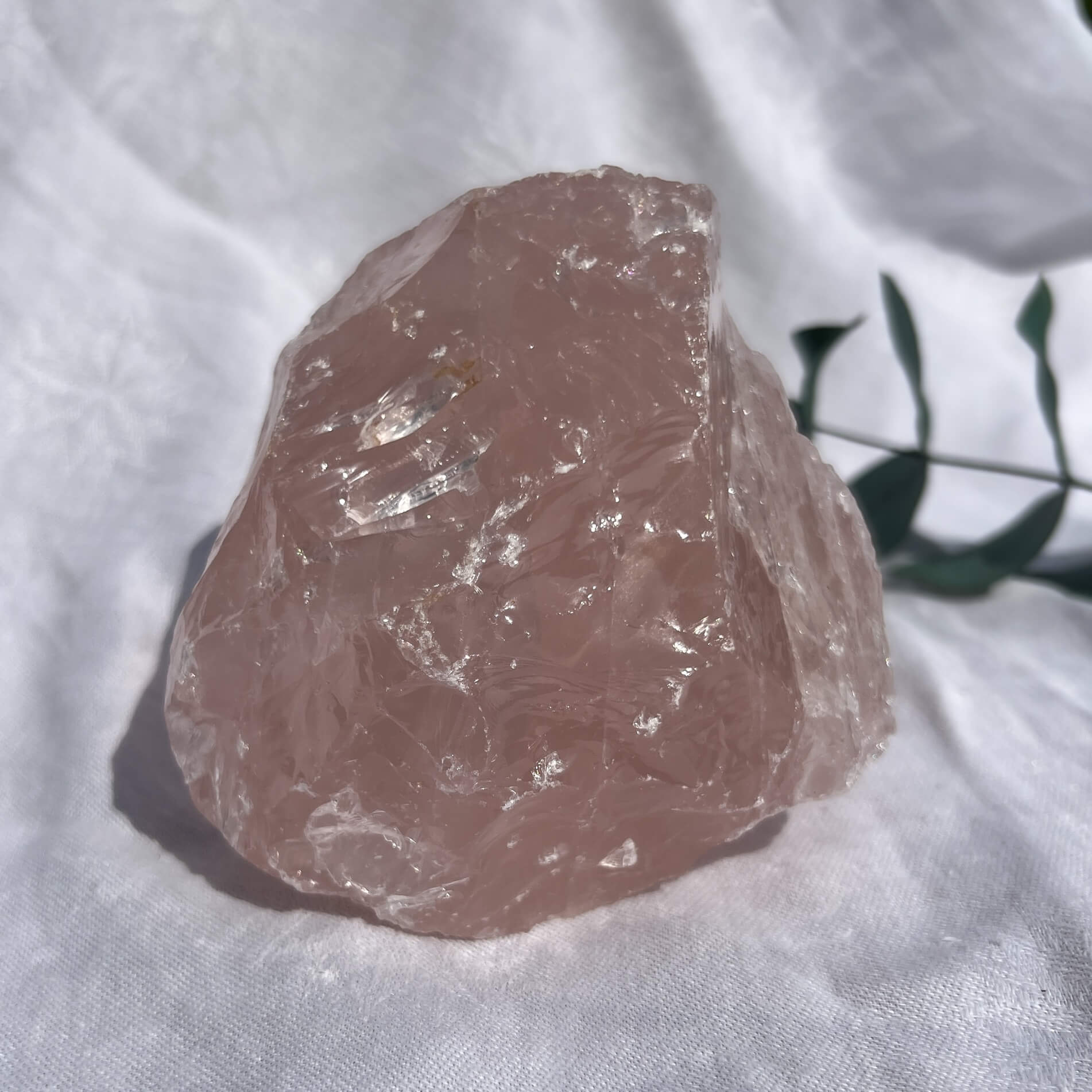 Rose Quartz Raw Display Crystal