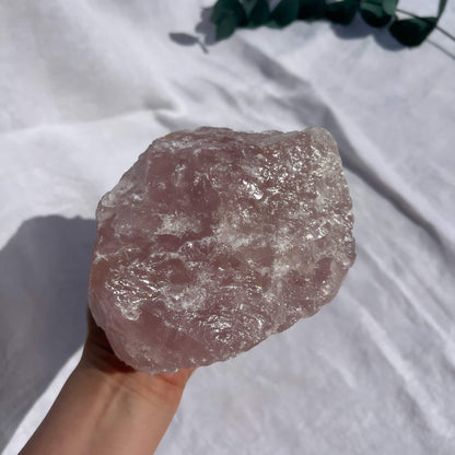 Rose Quartz Raw Display Crystal