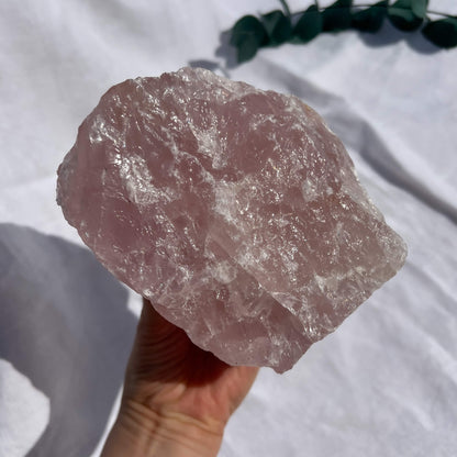 Rose Quartz Raw Display Crystal