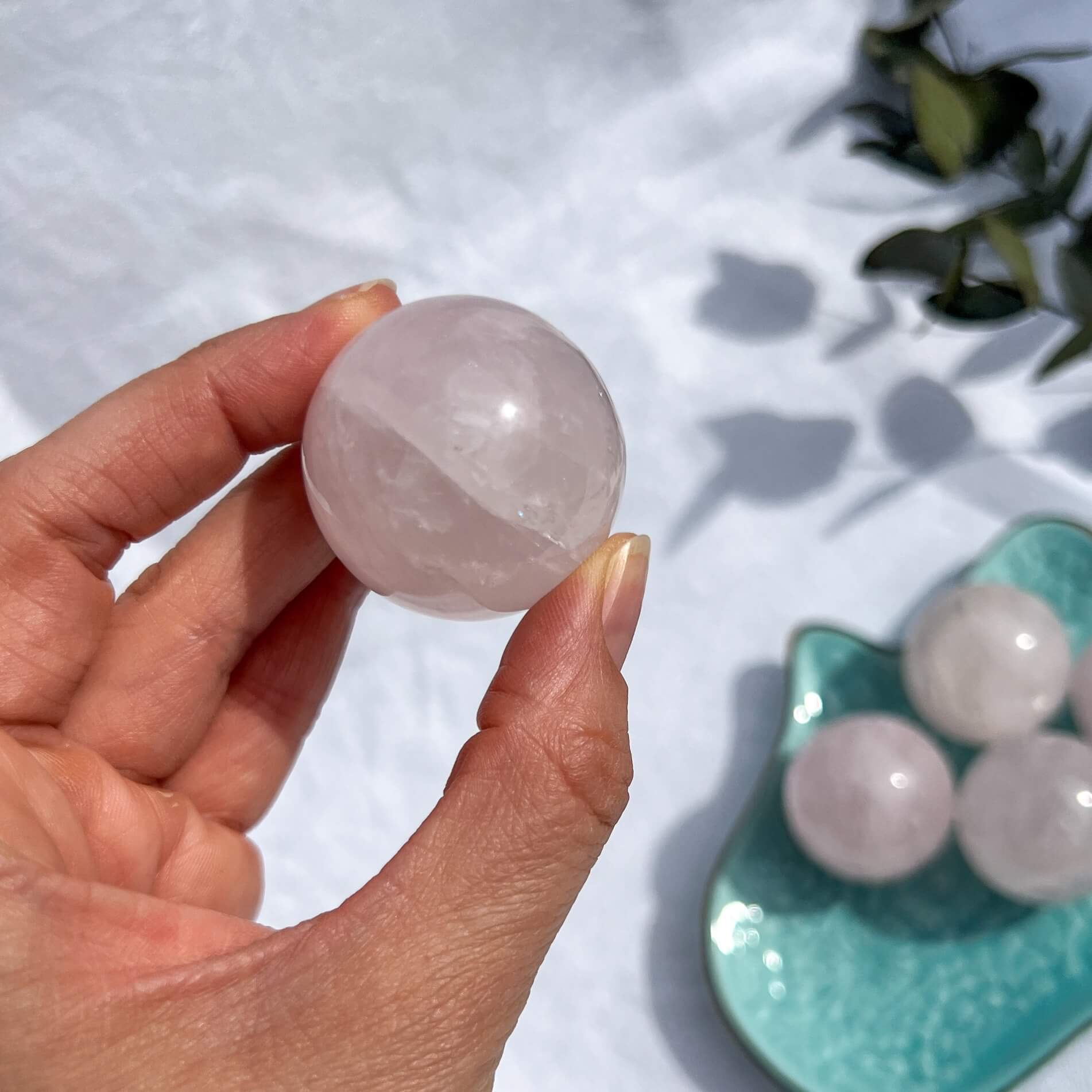 Rose quartz clearance ball