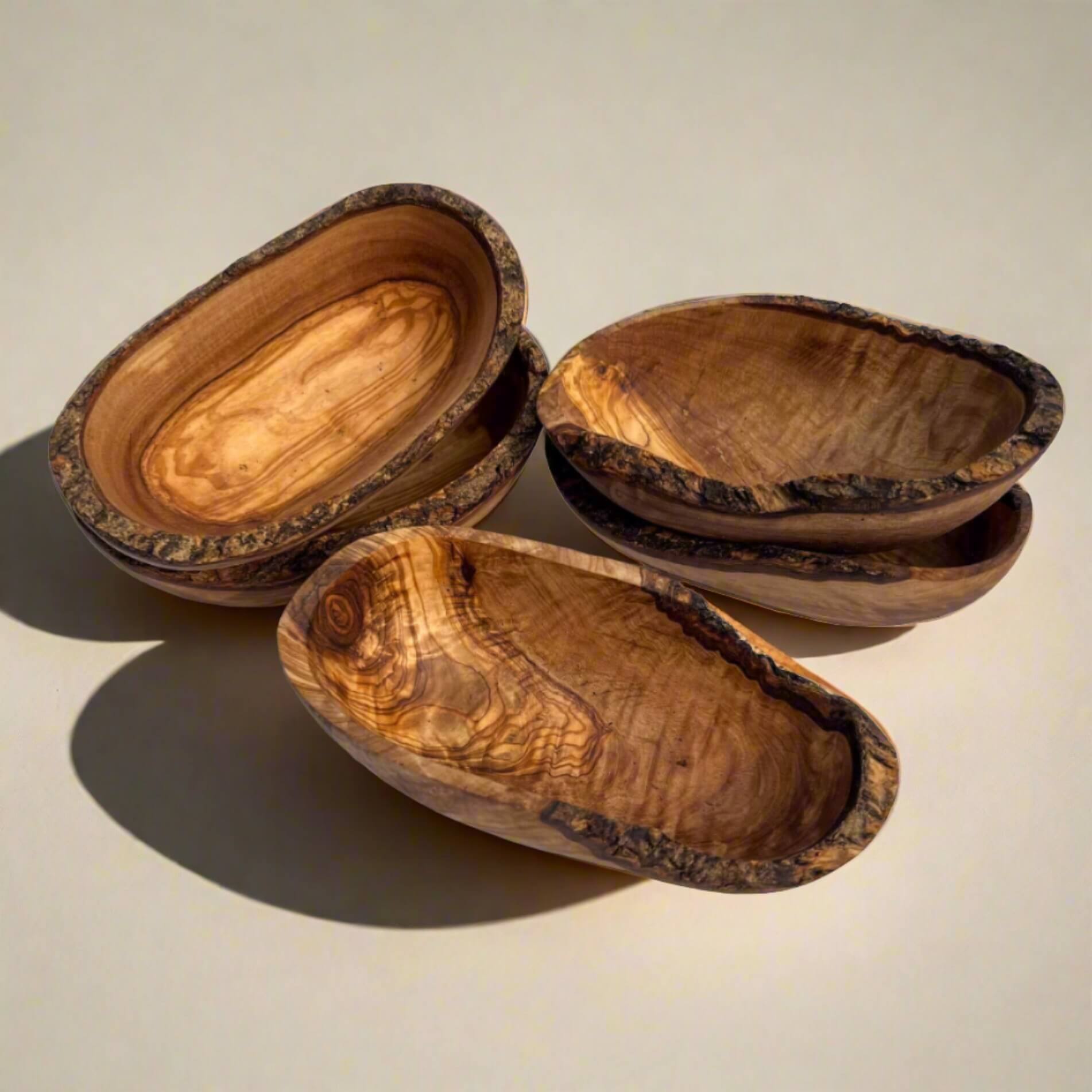 Rustic Olive Wood Bowl