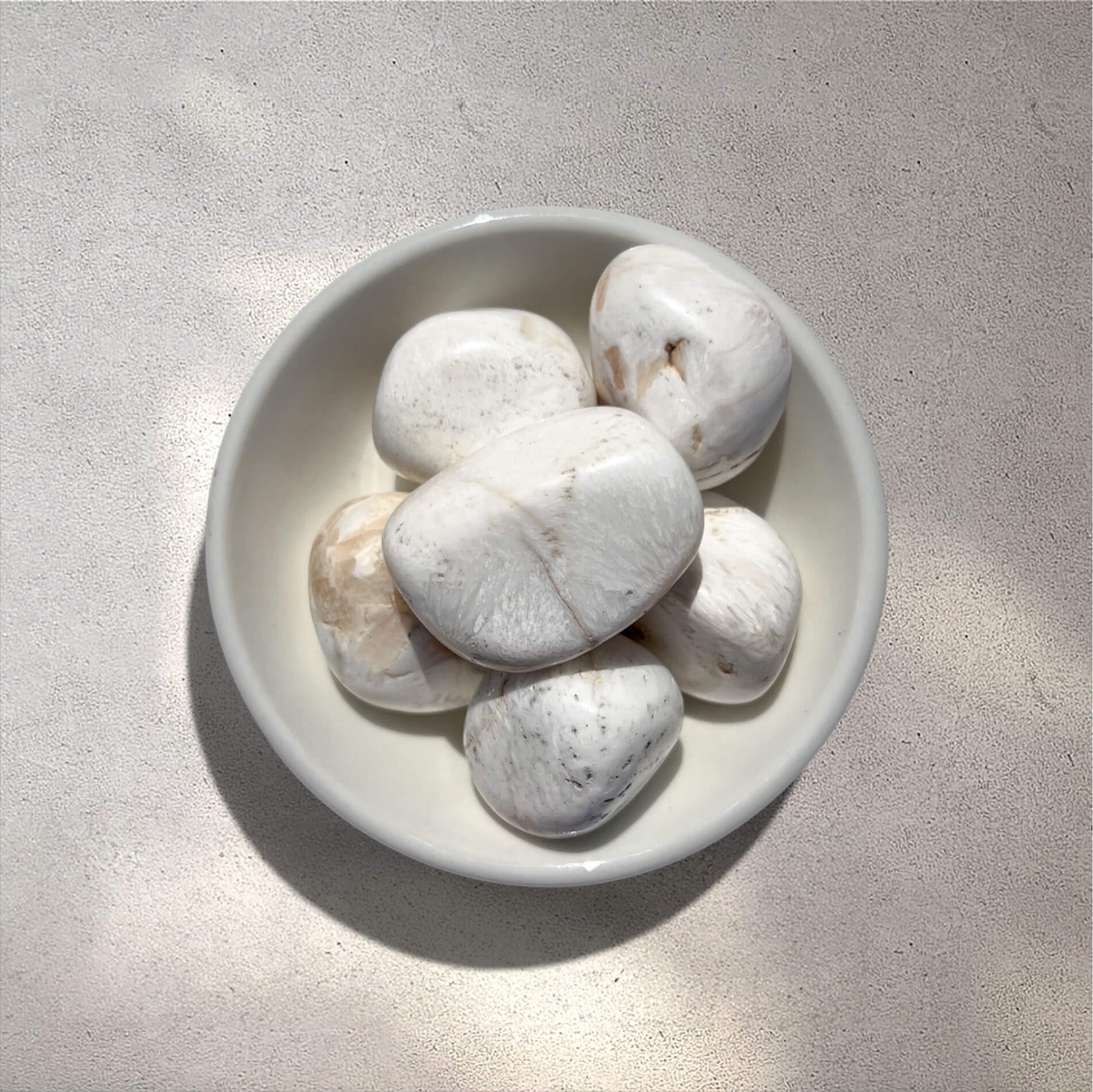 Scolecite Crystal Tumblestone - XL