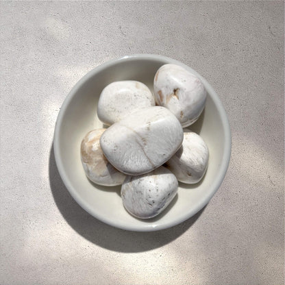 Scolecite Crystal Tumblestone - XL