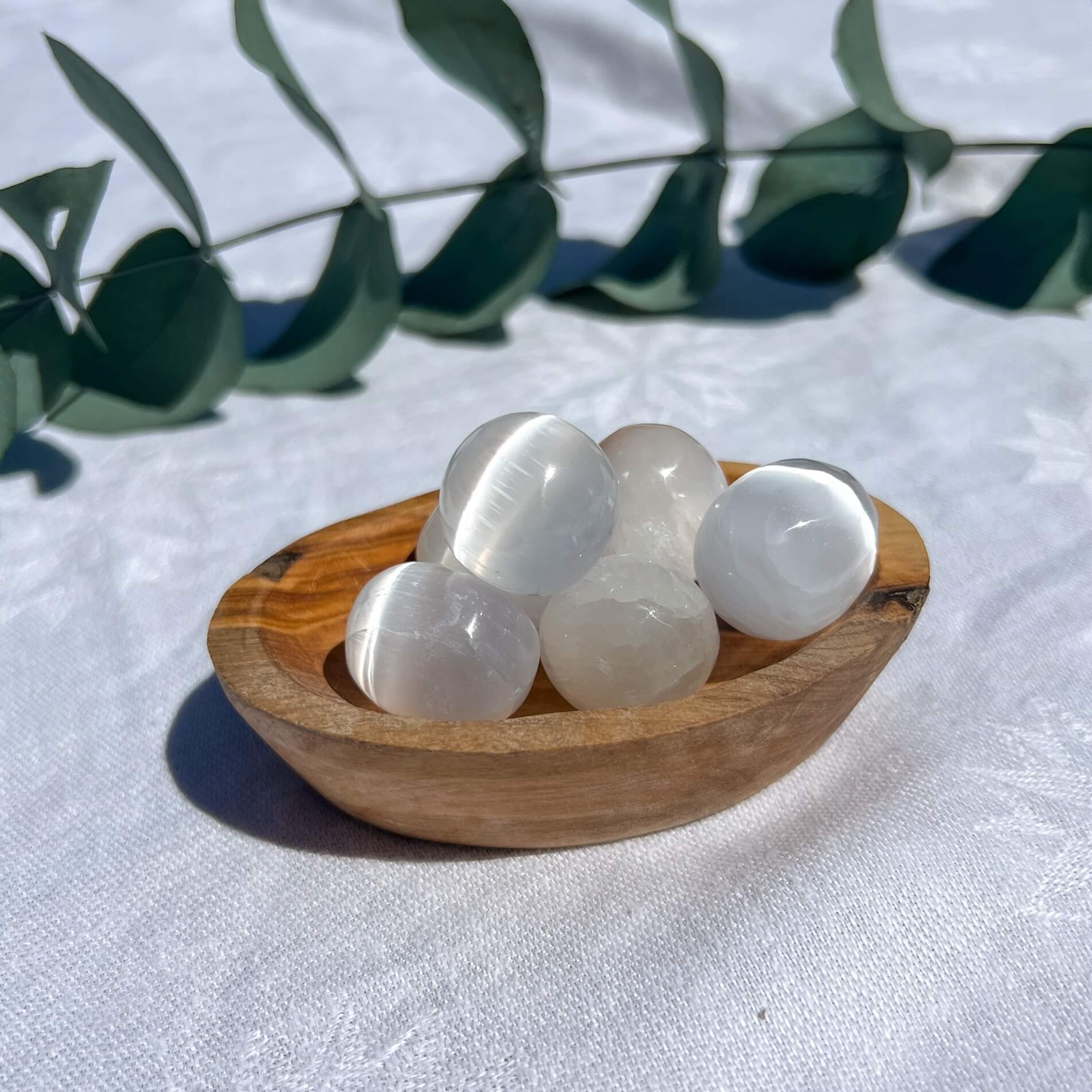 Selenite Mini Crystal Spheres