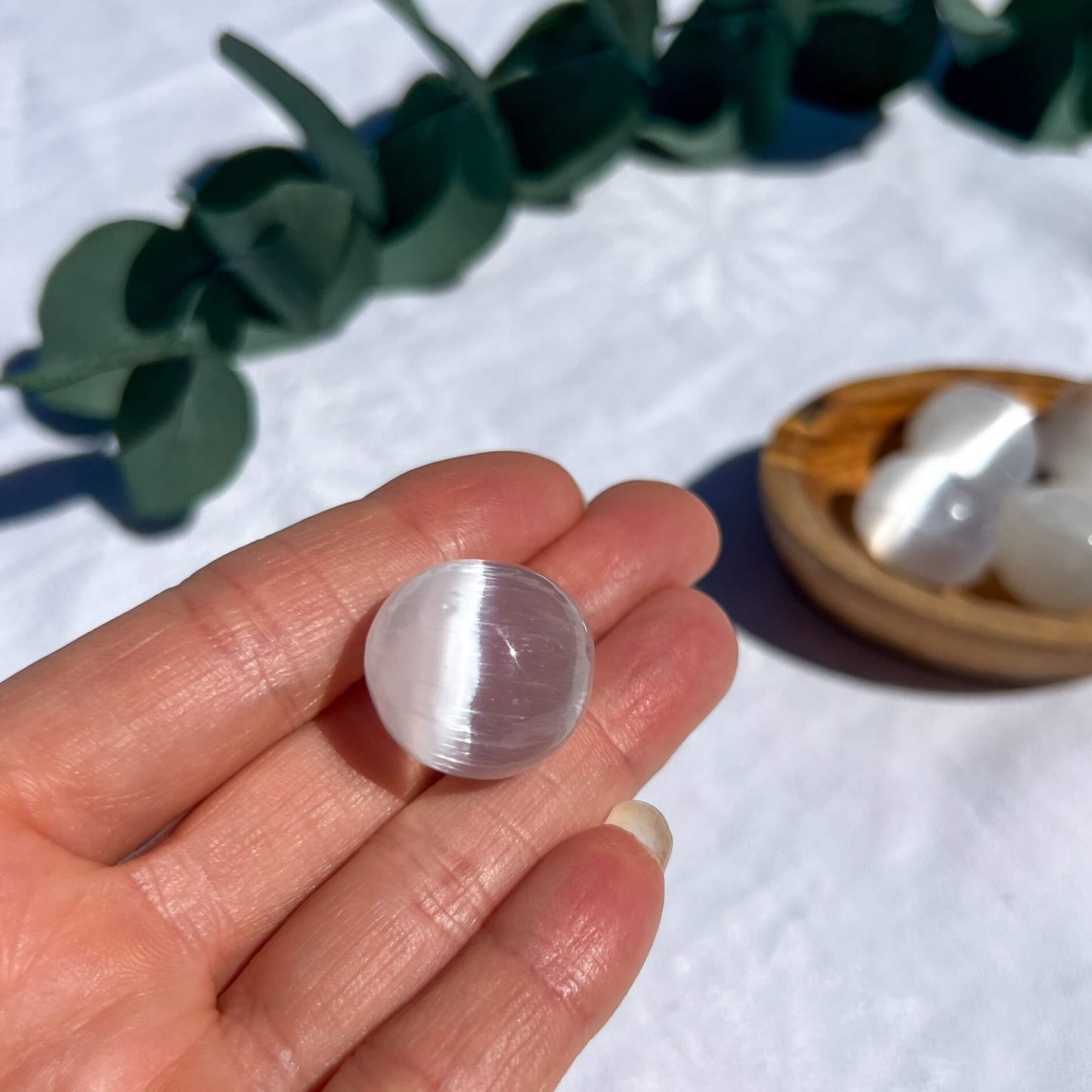 Selenite Mini Crystal Spheres