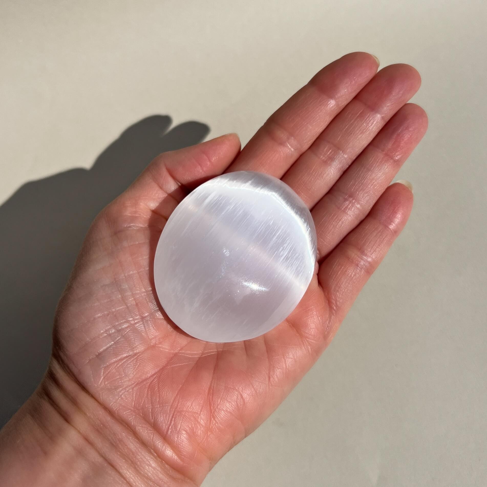 Crystal Palmstones - Selenite