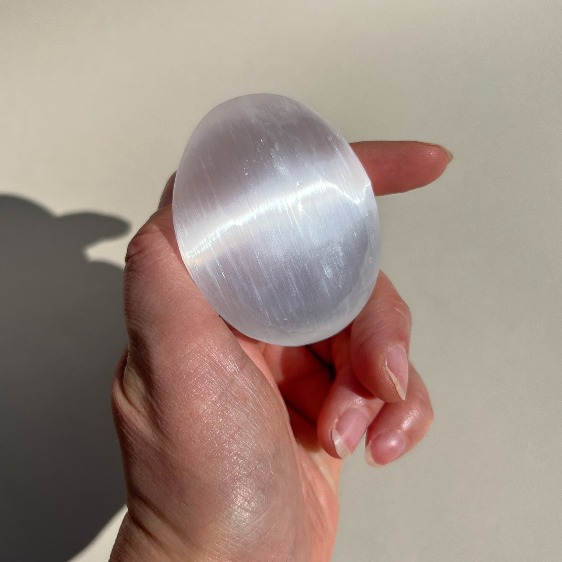 Crystal Palmstones - Selenite