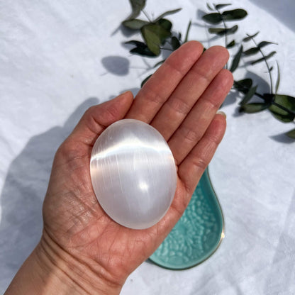 Crystal Palmstones - Selenite