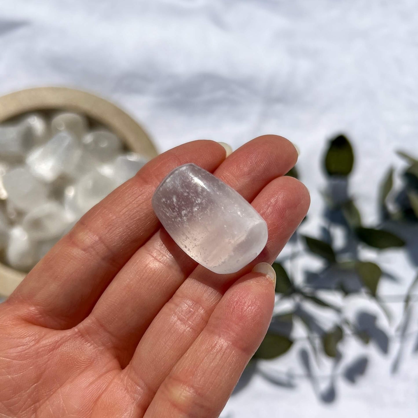 Selenite Crystal Tumblestones - Large