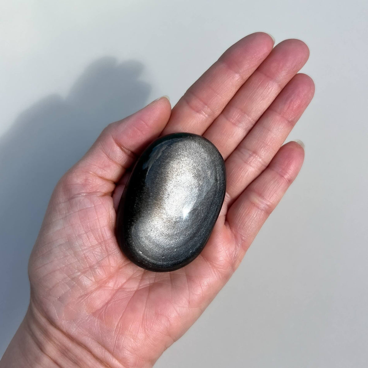 Crystal Palmstones - Silver Sheen Obsidian