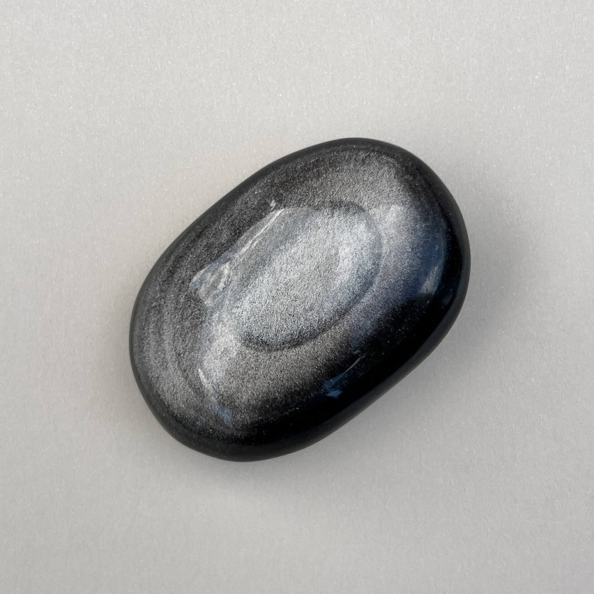 Crystal Palmstones - Silver Sheen Obsidian