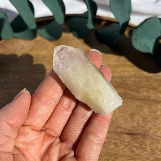 Sulphur Quartz Crystal Point - Small