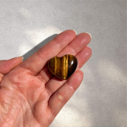 Crystal Heart | Tigers Eye | Confidence