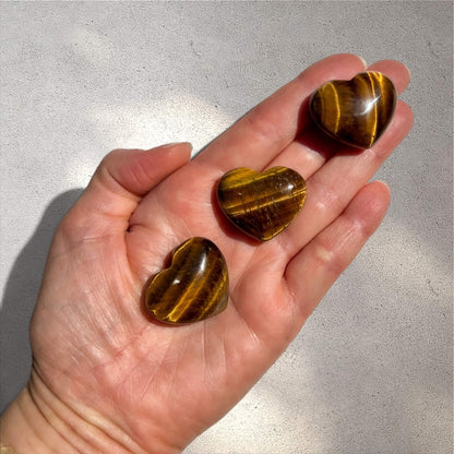 Crystal Heart | Tigers Eye | Confidence