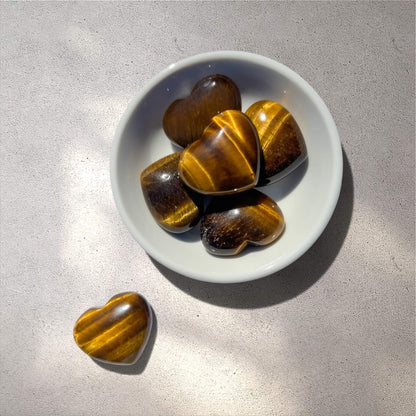 Crystal Heart | Tigers Eye | Confidence